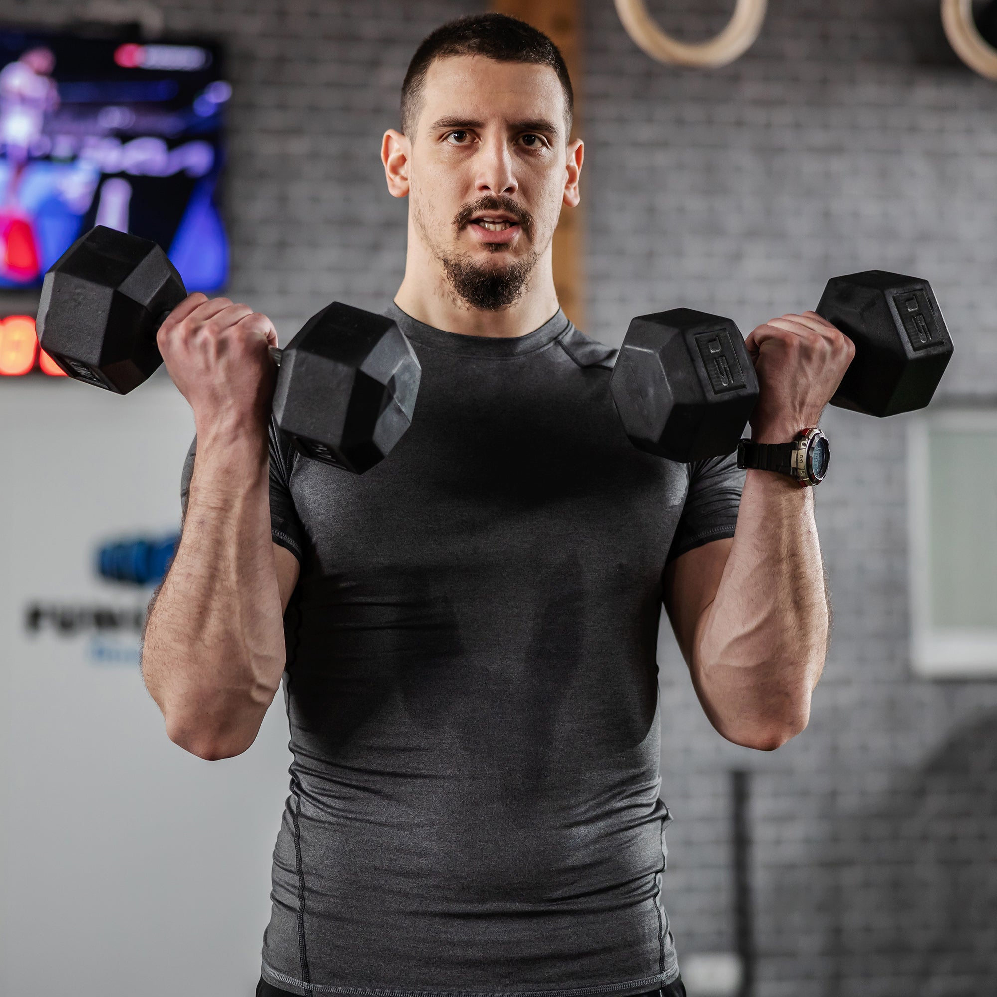 2 x 15lbs Hex Dumbbell Set of 2