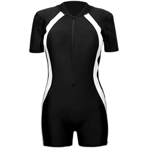 AquaShield Kids – Sun Protection Short Sleeve One-Piece Swimwear for Boys & Girls