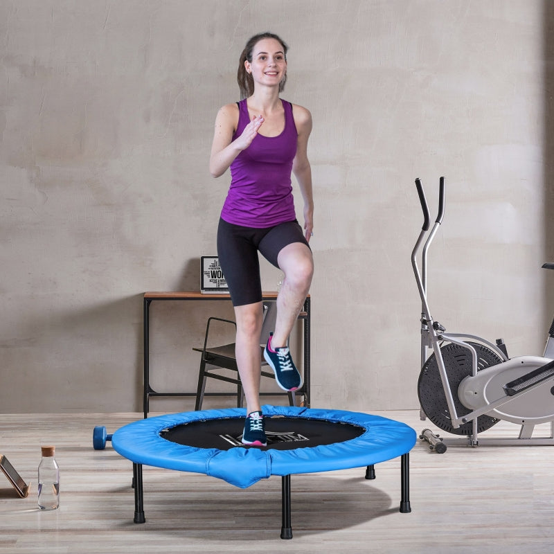 BounceFit Pro – 101cm Mini Fitness Trampoline Rebounder for Home & Outdoor Workouts