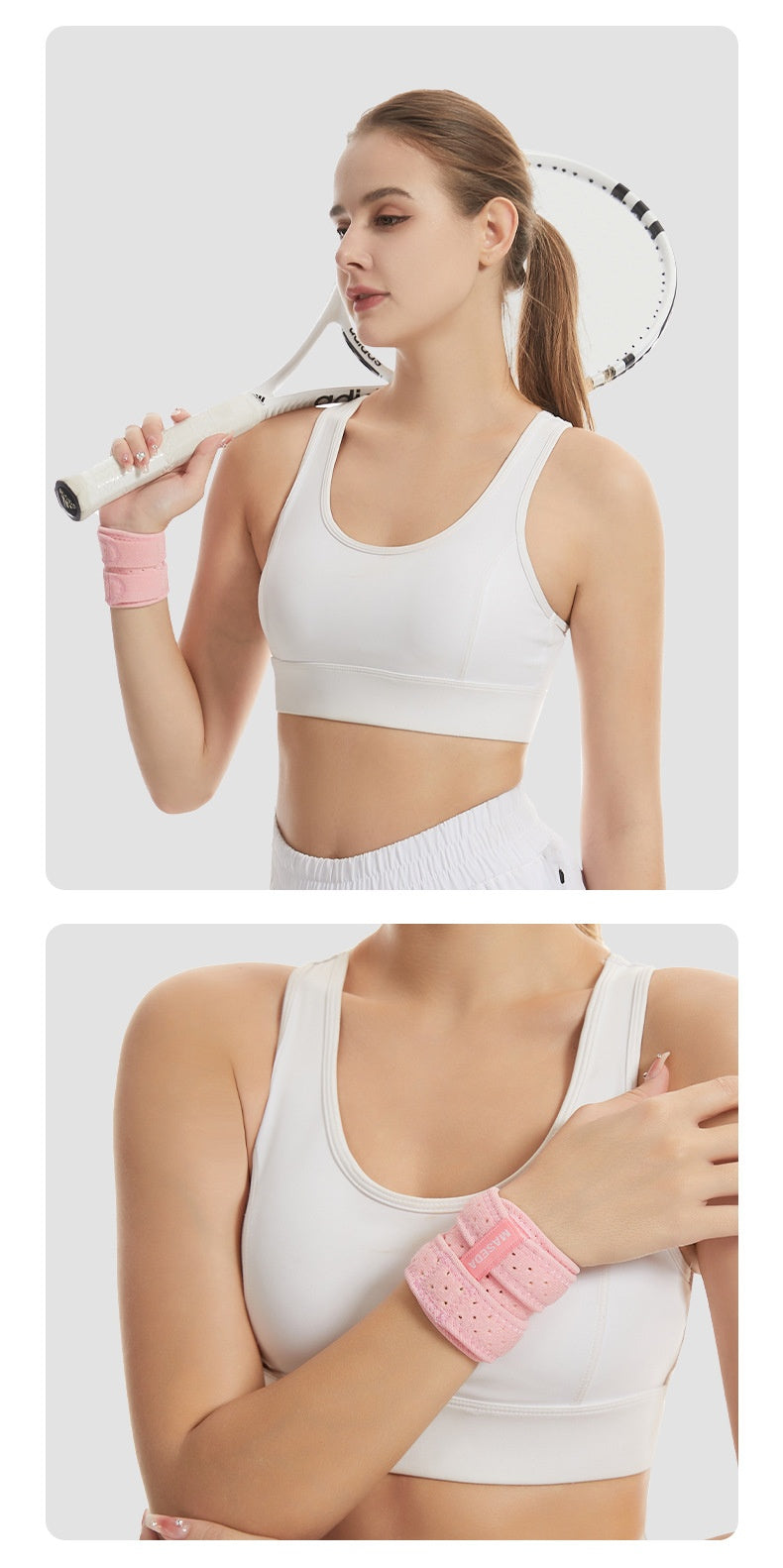 FlexGuard Pro – Athletic Wrist Support Wraps with Double Strap Compression System