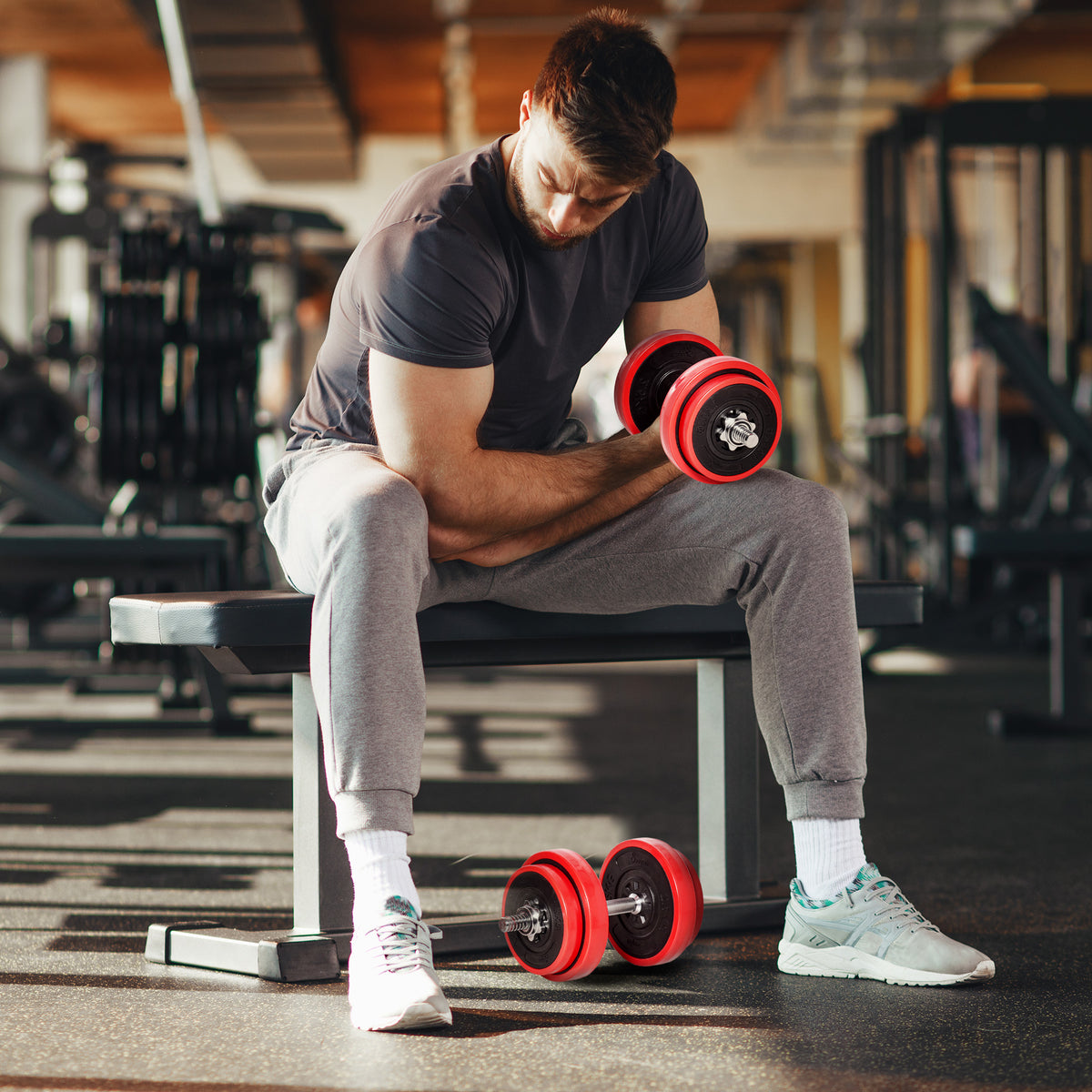 FlexWeight Pro – Adjustable Dumbbell Set for Home Strength Training