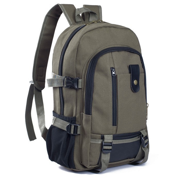 StreetCore Canvas Backpack – Durable Men’s & Student Everyday Carry Bag