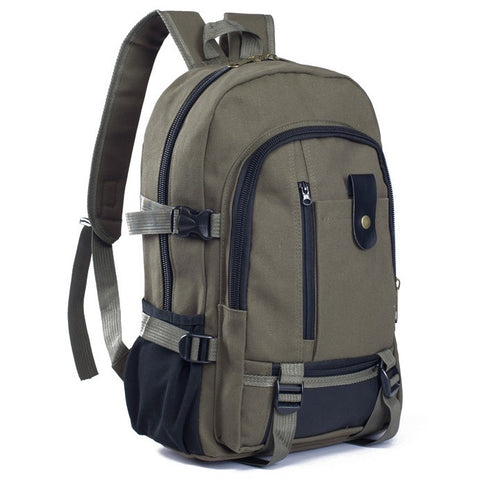 StreetCore Canvas Backpack – Durable Men’s & Student Everyday Carry Bag