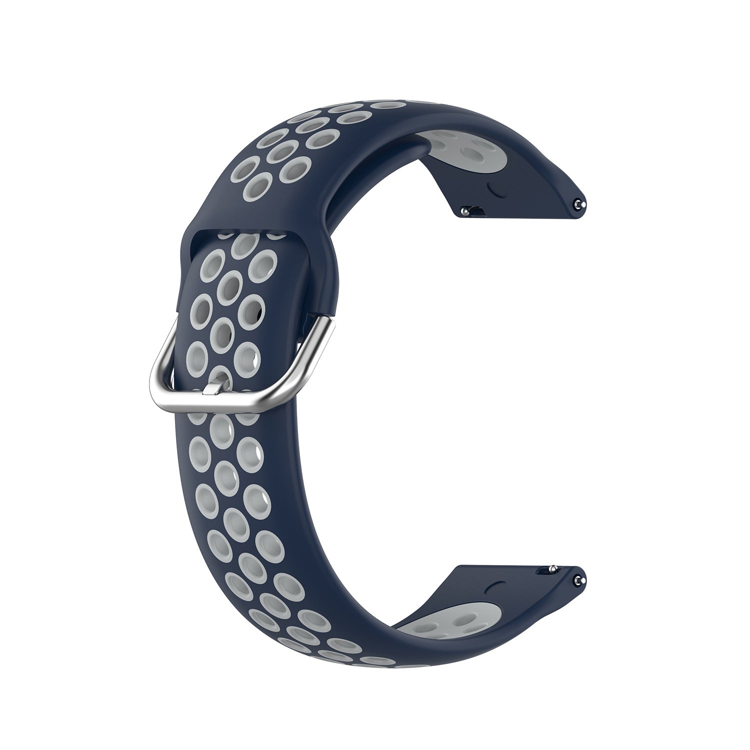 DualTone Flex – Two-Color Silicone Watch Strap with Soft Comfort Fit