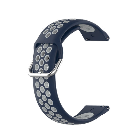 DualTone Flex – Two-Color Silicone Watch Strap with Soft Comfort Fit